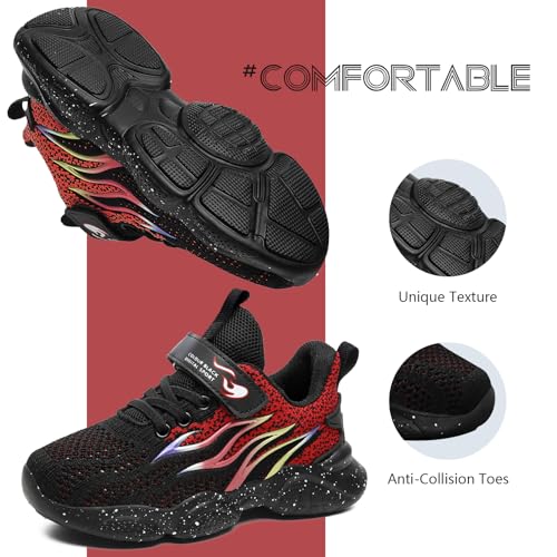 Kids Sneakers for Boys Girls Cool Pattern Athletic Running Tennis Shoes for Little Kid Big Kid3