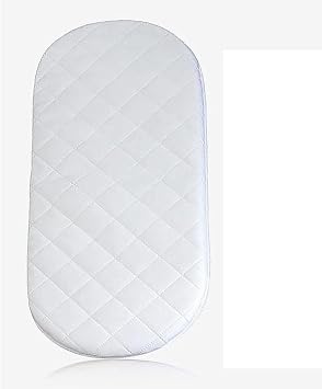 Brillars Baby Moses Basket Mattress Only   Quilted, Hypoallergenic & Breathable | Fits Most Moses Baskets | Easy-Clean, Comfortable Infant Support 66 x 30 cm