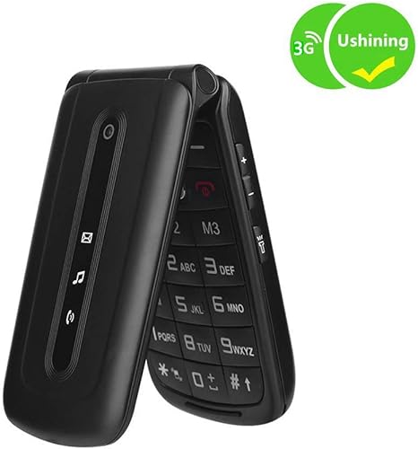 Ushining Prime Flip Phone nero Flip Phone sbloccato Senior Old Man Phone grande tastiera Dual SIM Dual Standby Phone Ushining Prime Flip Phone nero Flip Phone sbloccato Senior Old Man Phone grande tastiera Dual SIM Dual Standby Phone