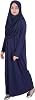 Muslim One-Piece Prayer Dress for Women Abaya Dress Islamic Dress Full Length Hijab