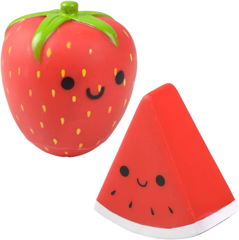 Rhode Island Novelty 2 Inch Rubber Fruit collectible (50 Pieces Per Order)
