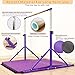 Marfual 5 Ft Fold Gymnastic Bar with Mat Kip Bar with Mat with Professional 4 Ft Width for Kids and Girl and Teenage Home and Club Use