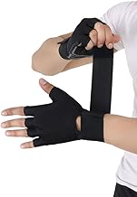 WMX Series Sports Leather Gym Gloves for Weight Lifting and Exercise (M, Sheep Leather)