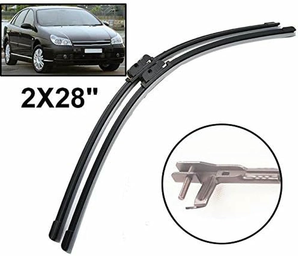 Escobillas limpiaparabrisas Delanteras JUWENFF para Citroën C6 2005-2012, limpiaparabrisas para Coche, limpiaparabrisas, Ventana de Coche