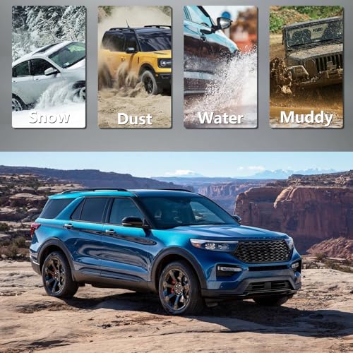 Image of XUKEY 4PCS Mud Flaps Splash Guard for Ford Explorer 2020 2021 2022 Mudguards Mudflaps Fender Tire Protector Rear Front Car Accessories Replacement