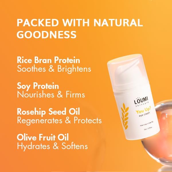 LOUMI Skincare The Glow Pack - Say Aloe! All Day Cream, You Up? Eye Cream, Rose Glow Illuminating Oil, & Revive Retinol Drops - Hydrating, Brightening, Moisturizing Daily Skincare Set for Radiant Skin - Image 6