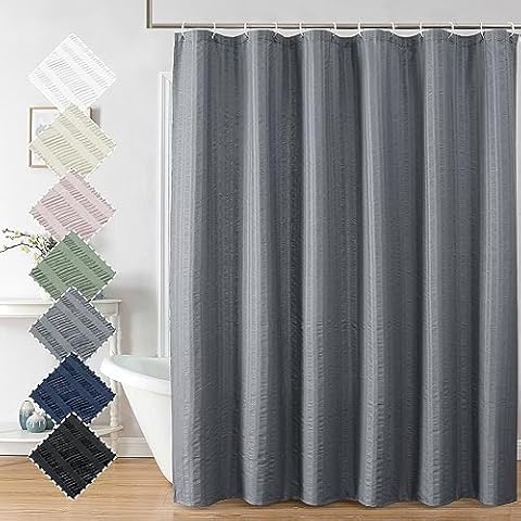 Aiyufeng Grey Shower Curtain Cover