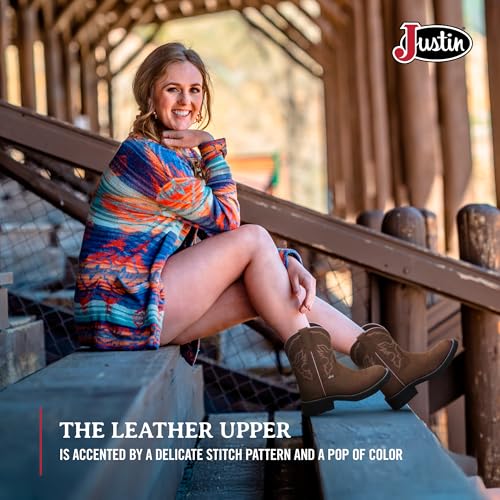 Justin Women's Gemma 8" Stylish Western Cowboy Boots4