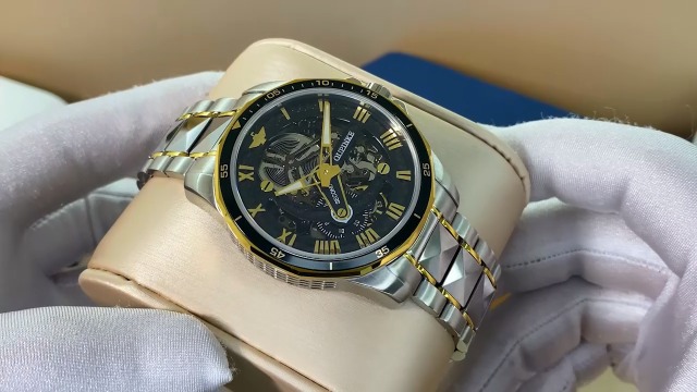 Amazon.com: OUPINKE Men's Watch Skeleton Automatic Mechanical