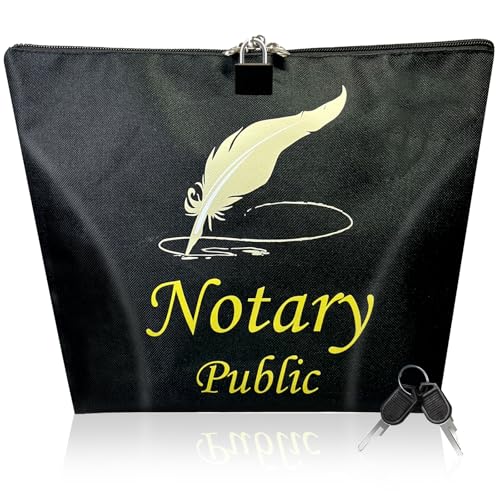 Ldmfcpa Waterproof Notary Bag Black