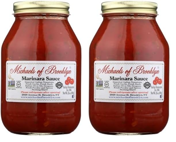 Michael's of Brooklyn Marinara Sauce, 32 oz (Pack of 2)