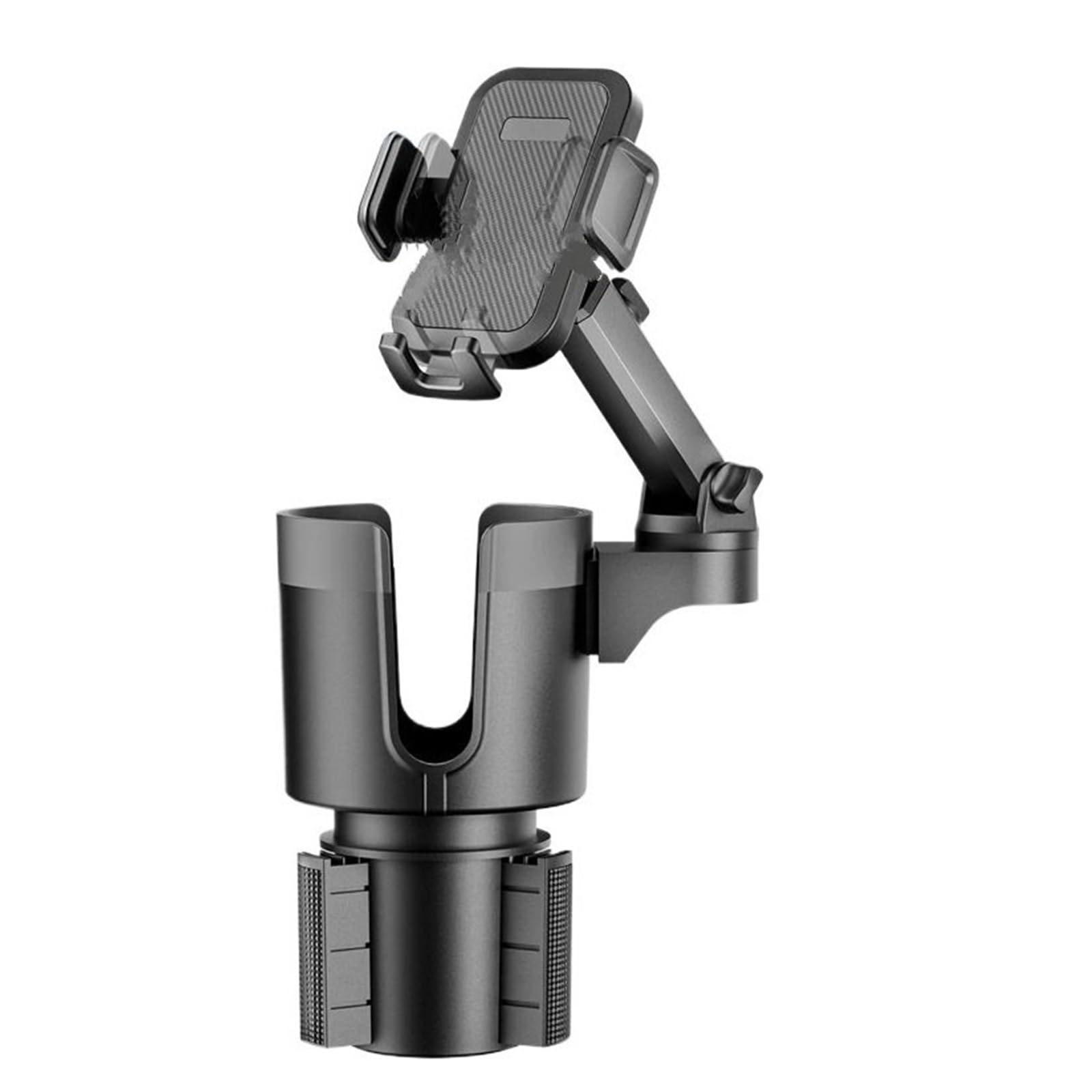 RENJJPBO Cup Holder Phone Mount for Car with Adjustable Base 360 Degree Rotation Compatible All Smartphones