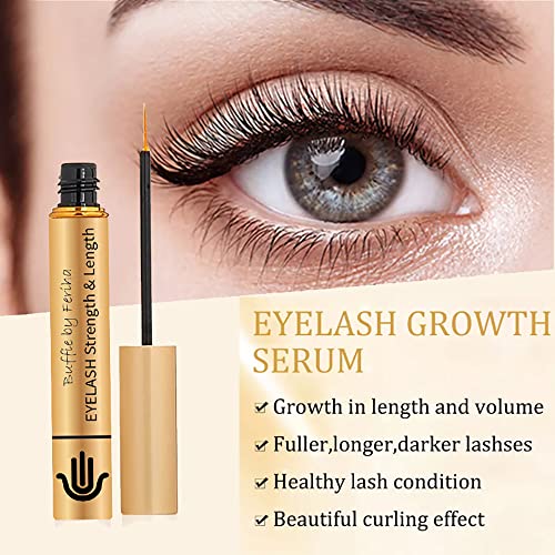 Buffie, Eyelash Strength & Length Growth Serum, Rich In Roots Extracts For Natural Lash Gain, Advanced Booster Formula #TOP2