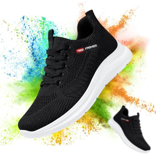 Image of Padgene Womens Sneakers Lightweight Tennis Walking Shoes Sports Running Shoes for Woman Mesh Breathable Gym Fashion Sneakers Athletic Comfortable Casual