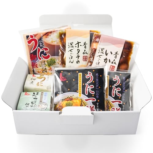 バラエティーセット(うにご飯の素 うにの佃煮 ほたて佃煮 混ぜご飯の素など)
