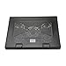 JUMZ Support de Refroidissement pour Ordinateur Portable, Vent Fort, Refroidissement Profond, Refroidisseur d'ordinateur Portable, Fonctionnement Silencieux réglable Multi-Angle avec câble USB