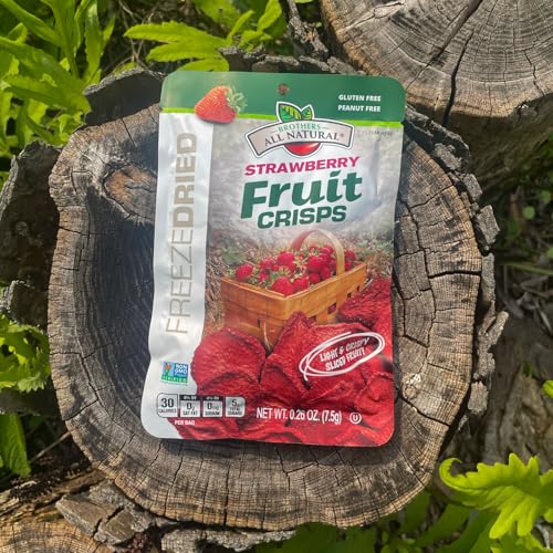 Brothers-ALL-Natural Fruit Crisps, Strawberry, 0.26 Ounce (Pack of 24)