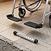 IWOWHERO 1 Pair Walker Leg Tube Extenders - Wheelchair Slide Tubes - Front Rolling Accessories for Senior Drive Walkers Mobility Aid