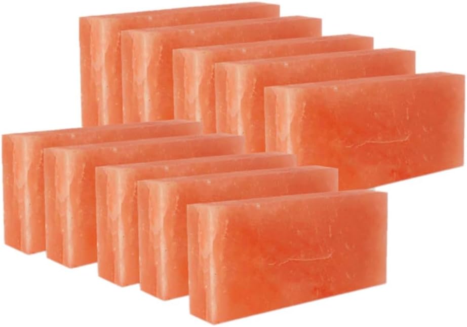 Himalayan Salt Block Bricks Bulk 8x4x2 for Building Spa, Sauna, Home Décor and Salt Wall (250)