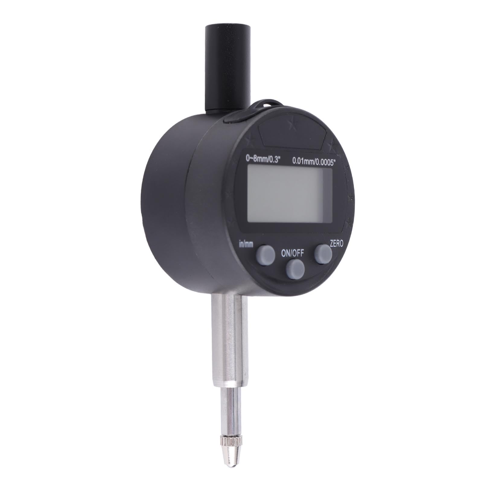 Comparatore digitale Micro elettronico ad alta precisione Risoluzione 0,01 mm Portata 0-8 mm Strumento di misurazione per ingegneria di precisione Lavoro industriale Lega di