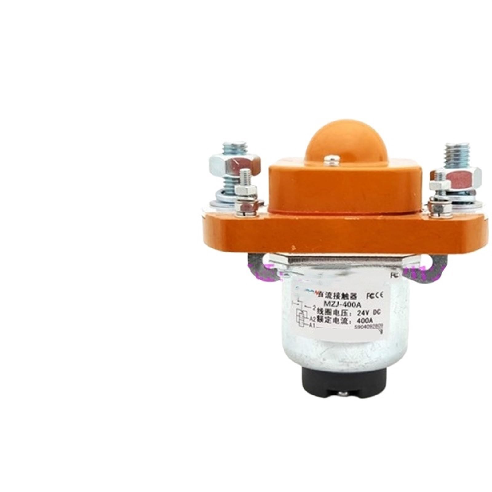 HUUOQIWY 1NO Normal-Open 12V 24V 36V 48V 60V 72V 400A DC Contactor for Motor Forklift Electromobile Grab Wehicle Car Winch 1Pcs(60V)