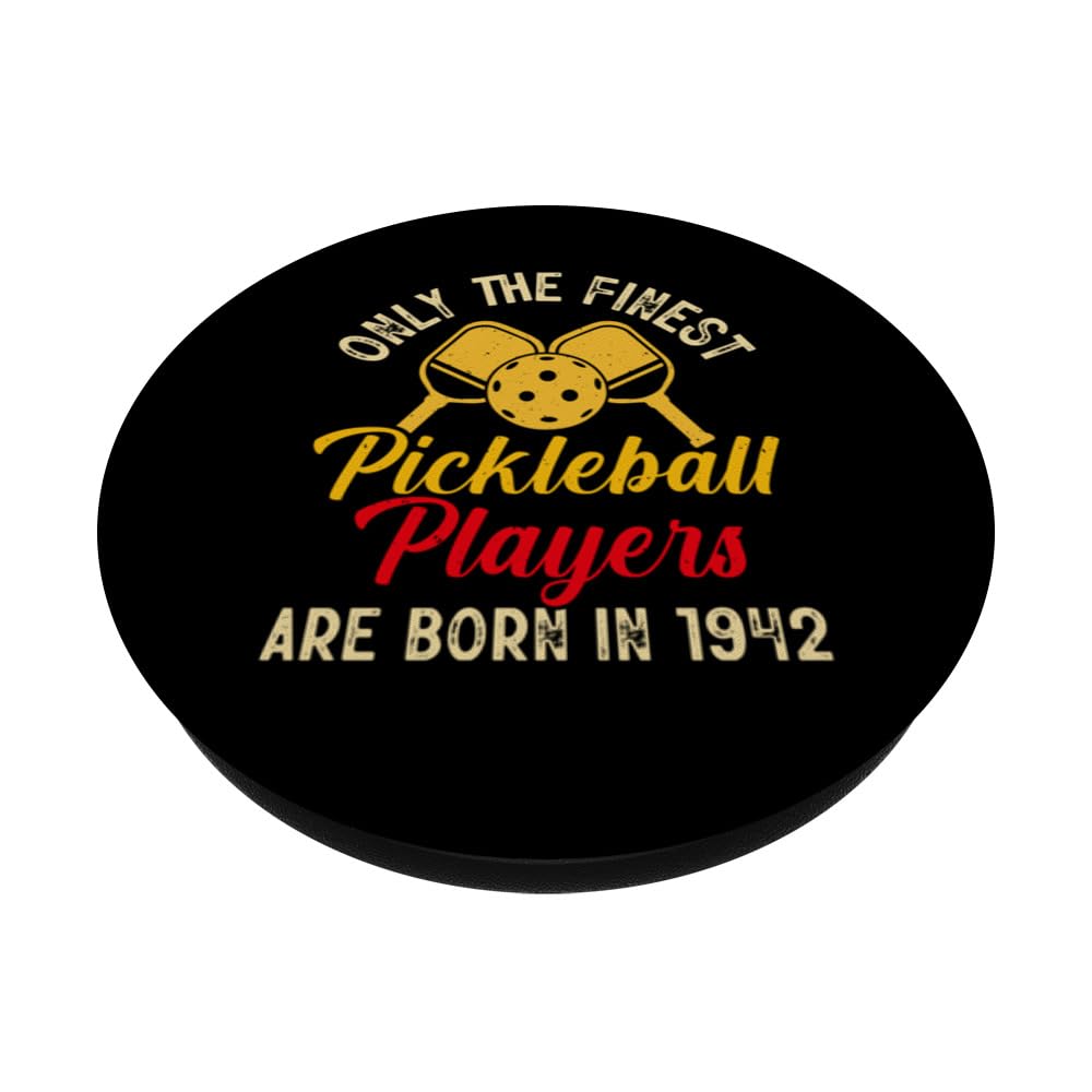 Only Finest Pickleball Pickleball Court The Tournament PopSockets Swappable PopGrip, Black - Image 2