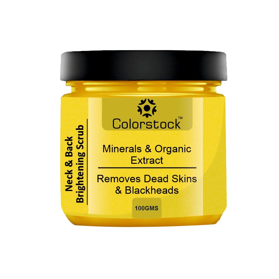 Neck and Back Brightening Scrub (Pack of 1, 100 Gram)|Body Scrub to Remove Dead Skin Ideal Use for Men and Women Scrub for Tan and Dead Cell Removal Gentle Exfoliation|-image-19