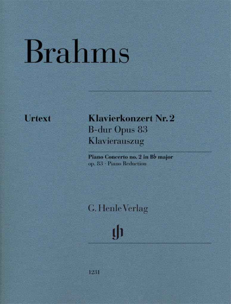 Piano Concerto no. 2 in Bb Major - Op 83 - piano reduction - urtext - ( HN 1231 )