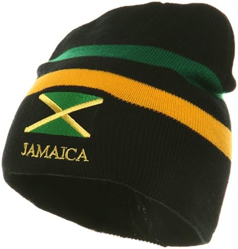 Rasta Beanie-Jamaica Multicolor One size