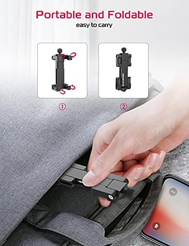 Handy Stativ Adapter, ULANZI ST-03 Smartphone Halter Stativ Metall mit Cold Shoe Mount, iPhone Stativ Halterung Adapter… – Bild 4