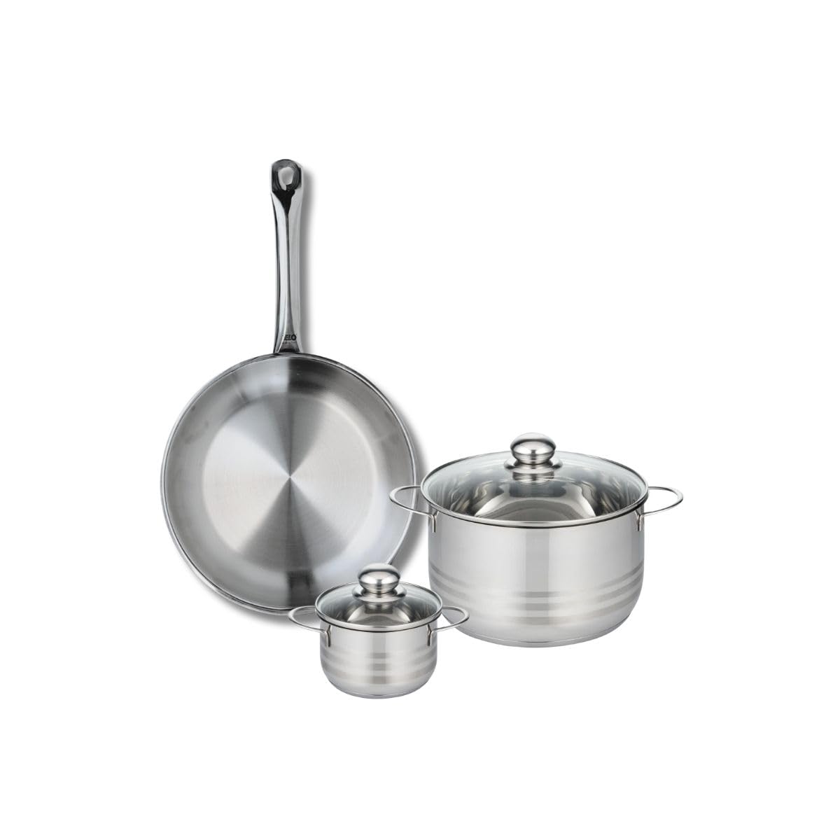 Elo Batterie cuisine poêle 28 cm et 2 faitouts 12/20 cm