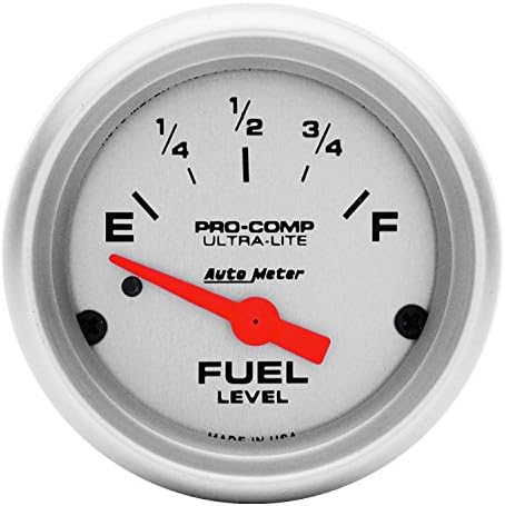 Auto Meter 4314 Ultra-Lite Electric Fuel Level Gauge, 2 1/16" - Short Sweep/Electric