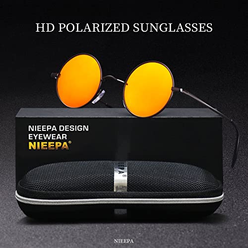 Image of Vintage Small Round Polarized Hippie Sunglasses for Men Women Circle Sun Glasses NP1002