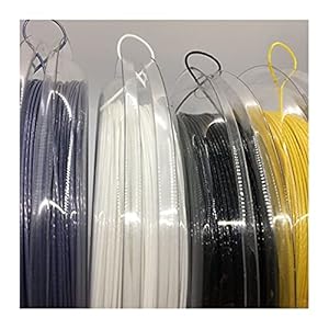 2 Reel Polyester Tennisracket String 1.25mm Rackquet Training String 200m Reel Gym Tennis String by ROYAL STAR TY