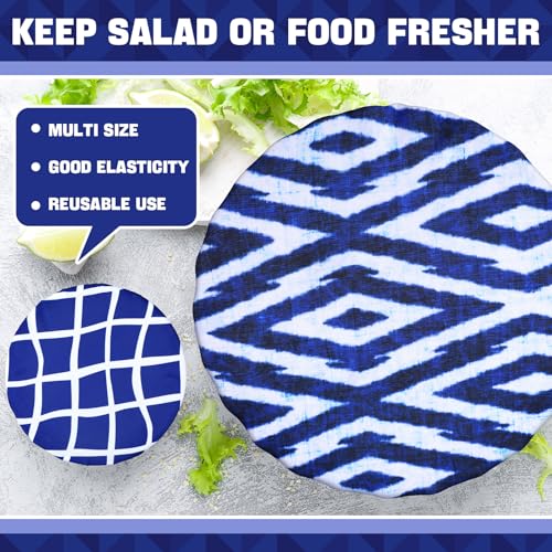 image for CHENGU 10 Pack Cloth Bowl Covers for Bread Rising - 5 Size Stretch Ela