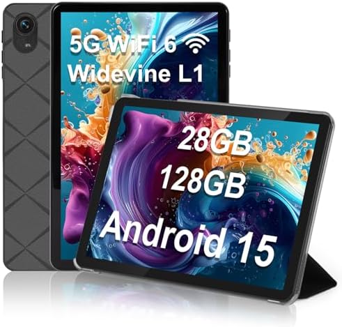 Tablet 10 Inch Android 15, 22GB RAM+128GB ROM(1TB Expansion), Oct...