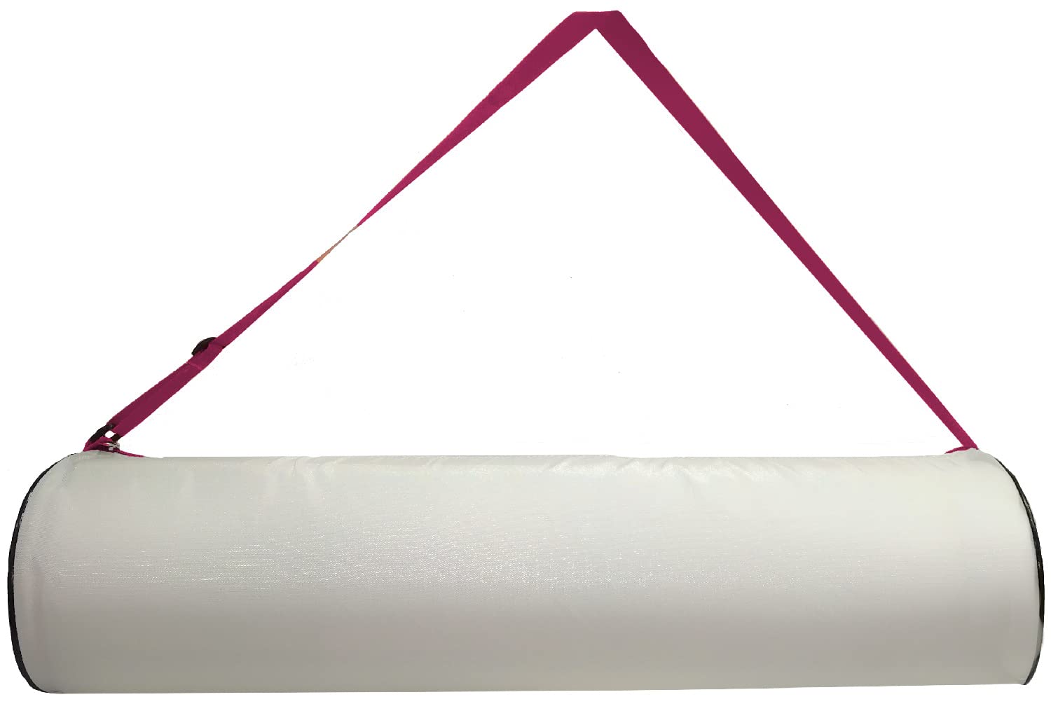 Lustrous Cream Yoga Mat Cover Bag with Adjustable Shoulder Strap for Men's & Women's (Lustrous_Cream_Pink)-image-16