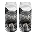 Chaussettes de Sport Coton 36-40 Theme 3D Merde Minou Fuck Kitty [001]