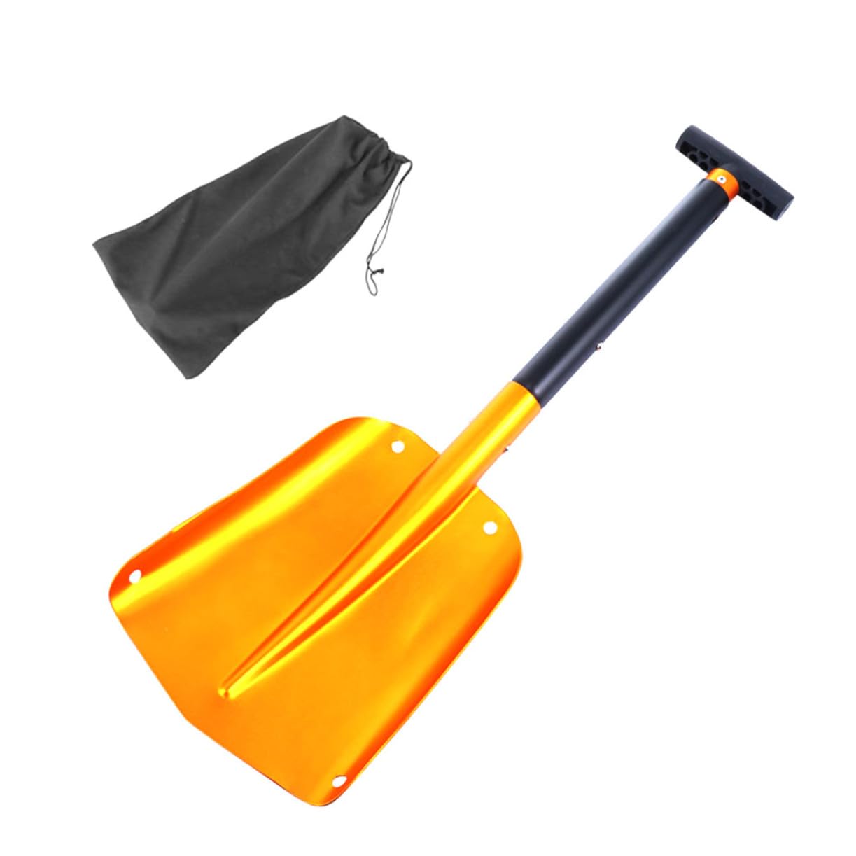 SEWACC Pelle à Neige Saison Hivernale de Déneigement Pliante en Alliage D'aluminium pour Voiture Raclette et Rangement Facile