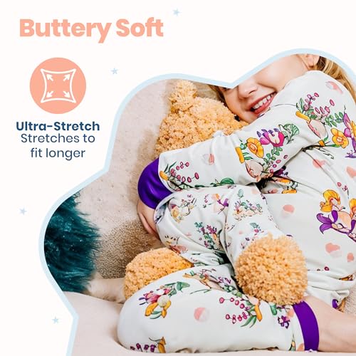 Buttery Soft Pajamas for Kids - Viscose From Bamboo Pjs - Styled By Kardashians - Mystic Mermaid Pajama for Girls4