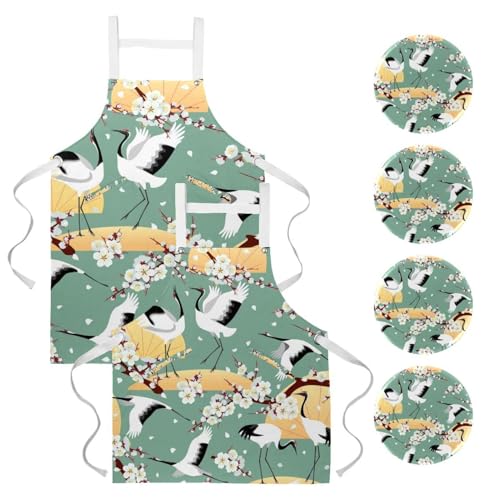 Tablier de serveuse japonais pour le bistrot et la pâtisserie