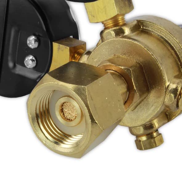 Gevulde Lasfles Voor MIG/MAG Gasfles Argon/CO2 8L – 1,5 M³ Gevuld, Met Regelaar, Voor Lassen (werkdruk 150 Bar) Gevulde Gasfles Met Dop