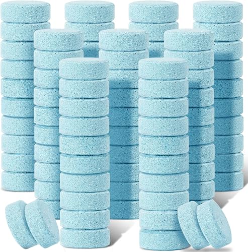 Ragnify 120 Pieces Car Windshield Washer Tablets Glass Concentrated Wiper Cleaning Washer Fluid Tablets for Car Kitchen and Room Window- 6mm