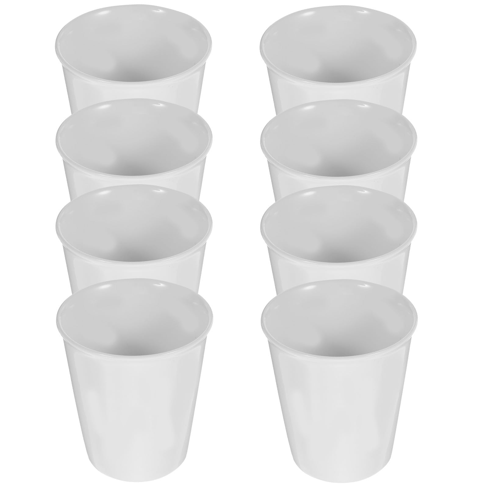 BESPORTBLE Keramik Trinkbecher Leicht zu Reinigen in Papierbecher Form 10 Stück-pack Modisch und Praktisch 180ml Weiß für Zuhause oder Kaffeehaus