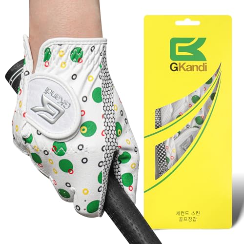 Kids Golf Glove Left Hand Value 1 Pack, Breathable Grip Soft Comfort Elastic Fabric Golf Gloves for Boys Girls Junior Youth Tooddler Pink Age 3-13