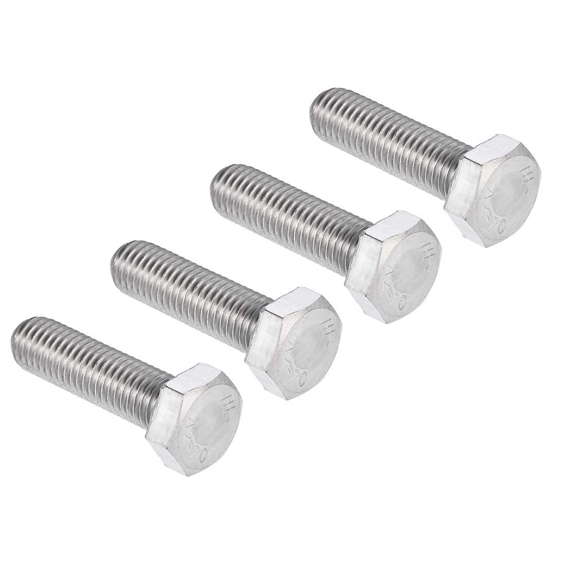 BULLONI TESTA ESAGONALE WURTH M14x50 Mm 50 PEZZI ACCIAIO ZINCATO BIANCO - Foto 5