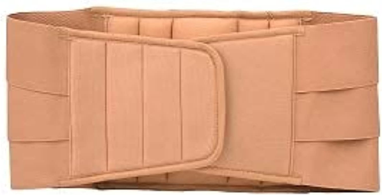 Lumbar Sacral Belt for Lower Back Pain | Medium (32-38 Inches) | Back Support for Men & Women | Non-Toxic Material