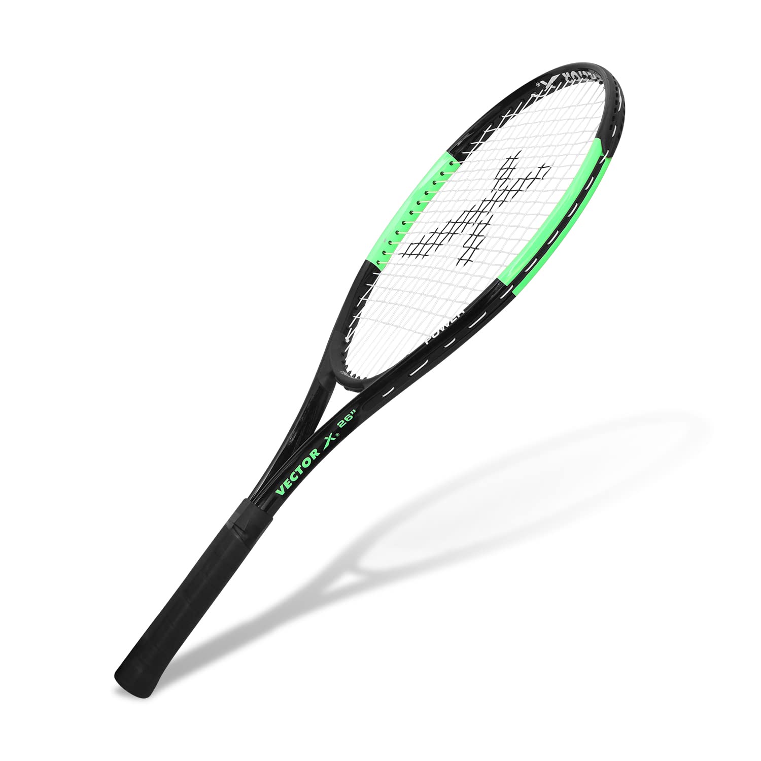 Vector X VXT-520-1 Strung Tennis Racquet | For Men and Boys | Material: Aluminum | Super Lightweight | Beginners to Intermediate Level