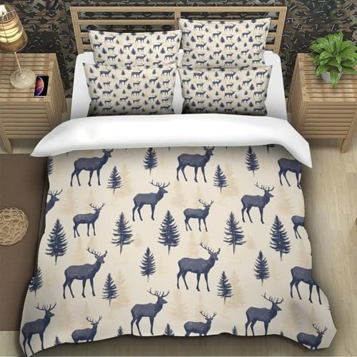 Parure de lit cerf ultra douce en microfibre de qualité supérieure - 5