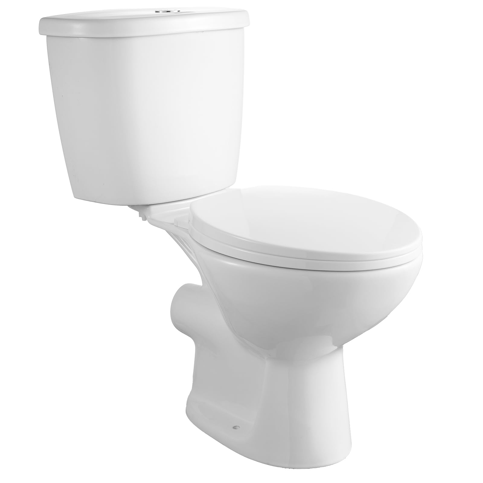 VEVOR Inodoro Sanitario Potente Bomba de Elevación de 500 W Sistema de Inodoro Compacto con Descarga Trasera e Inodoro de Descarga, 3 Entradas, para Eliminación Aguas Residuales, Sótano, Blanco